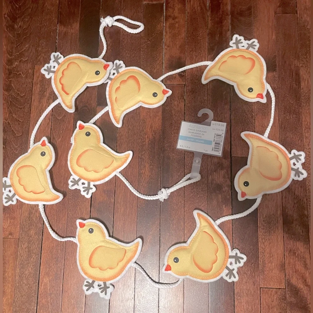 🐥 Adorable Yellow Chick Garland, Easter Decor, Baby Shower or Nursery Wall Decor